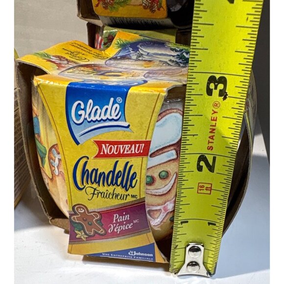 Glade Holiday Candle Scents Gingerbread Spice & Sugarplum Dream 3 Oz Set of 4 - Picture 5 of 6